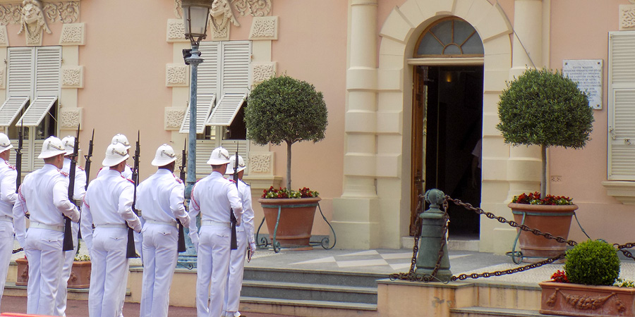Witnessing the Changing of the Guards in Monaco